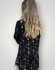 Geometrische Midi-Kleid mit Stil 4