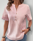 Weiße Bluse Damen mit Elegantem Schnitt 0