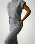Ärmelloses Stricktop Damen im Modischen Look - Nordic Boutique & Co.