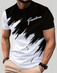 Bequemes Herren T-Shirt mit Rundhalsausschnitt - Nordic Boutique & Co.