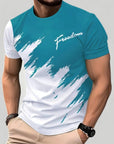 Bequemes Herren T-Shirt mit Rundhalsausschnitt - Nordic Boutique & Co.