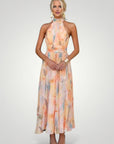 Blossom Midi Kleid mit Anmutiger Bewegung - Nordic Boutique & Co.