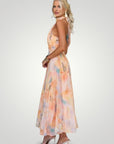 Blossom Midi Kleid mit Anmutiger Bewegung - Nordic Boutique & Co.