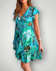 Blumenkleid für elegante Anlässe - Nordic Boutique & Co.
