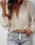 Blütenbluse mit eleganter Passform - Nordic Boutique & Co.