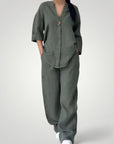 Damen Anzughose mit Modischem Farbpolster - Nordic Boutique & Co.