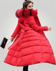 Damen Parka Winter mit Großem Pelzkragen - Nordic Boutique & Co.
