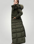 Damen Parka Winter mit Großem Pelzkragen - Nordic Boutique & Co.