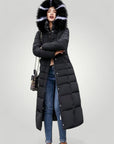 Damen Parka Winter mit Großem Pelzkragen - Nordic Boutique & Co.