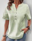 Damenbluse mit elegantem Schnitt - Nordic Boutique & Co.