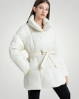 Damenjacke Mit Gürtel Für Elegante Silhouette - Nordic Boutique & Co.