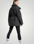 Damenjacke Mit Gürtel Für Elegante Silhouette - Nordic Boutique & Co.