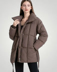 Damenjacke Mit Gürtel Für Elegante Silhouette - Nordic Boutique & Co.