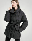Damenjacke Mit Gürtel Für Elegante Silhouette - Nordic Boutique & Co.