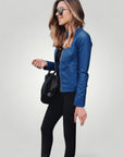 Damenjacke Vintage im Lässigen Stil - Nordic Boutique & Co.