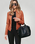 Damenjacke Vintage im Lässigen Stil - Nordic Boutique & Co.