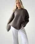 Damenpullover Pink mit Elegantem O - Ausschnitt - Nordic Boutique & Co.