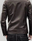 Elegante Slim Fit Herren Lederjacke für Stil - Nordic Boutique & Co.