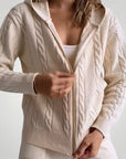 Eleganter Jacquard Pullover Cardigan mit Twist - Nordic Boutique & Co.