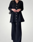 Elegantes Damen Set mit Weiten Hosen - Nordic Boutique & Co.