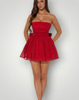 Elegantes kurzes Minikleid mit funkelndem Stil - Nordic Boutique & Co.