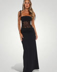 Elegantes Maxikleid Sommer mit Spitzen - Details - Nordic Boutique & Co.