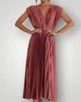 Elegantes Plisseekleid für besondere Anlässe - Nordic Boutique & Co.