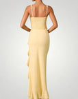 Elegantes Rüschendress mit Rückenausschnitt für Sommerpartys - Nordic Boutique & Co.
