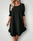 Elegantes Sommerkleid mit fließendem Schnitt - Nordic Boutique & Co.