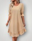 Elegantes Sommerkleid mit fließendem Schnitt - Nordic Boutique & Co.