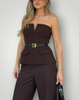 Festliches Damenoberteil mit eleganten Trägern - Nordic Boutique & Co.