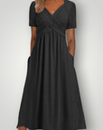 Festliches Maxikleid mit fließendem Schnitt - Nordic Boutique & Co.