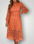 Fransenkleid für Damen mit eleganter Silhouette - Nordic Boutique & Co.