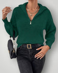 Glitzernder Pullover Damen mit Reißverschluss - Nordic Boutique & Co.