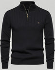Herrenpullover mit Stehkragen für Stil und Komfort - Nordic Boutique & Co.