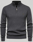 Herrenpullover mit Stehkragen für Stil und Komfort - Nordic Boutique & Co.