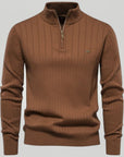 Herrenpullover mit Stehkragen für Stil und Komfort - Nordic Boutique & Co.