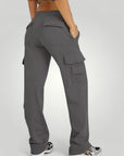 Hochtaillierte Cargohose Damen mit Bequemer Passform - Nordic Boutique & Co.