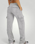 Hochtaillierte Cargohose Damen mit Bequemer Passform - Nordic Boutique & Co.