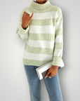 Hochtaillierter Pullover Damen mit Bequemer Passform - Nordic Boutique & Co.