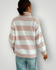 Hochtaillierter Pullover Damen mit Bequemer Passform - Nordic Boutique & Co.