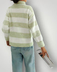 Hochtaillierter Pullover Damen mit Bequemer Passform - Nordic Boutique & Co.