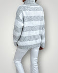 Hochtaillierter Pullover Damen mit Bequemer Passform - Nordic Boutique & Co.