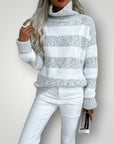 Hochtaillierter Pullover Damen mit Bequemer Passform - Nordic Boutique & Co.