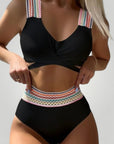 Hochtailliertes Bikini - Set mit Schmeichelhaftem Design - Nordic Boutique & Co.