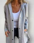 Kapuzenjacke Damen Lässig mit Bequemer Passform - Nordic Boutique & Co.