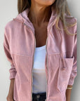 Kordjacke mit Reißverschluss und Bequemer Passform - Nordic Boutique & Co.