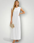 Langes Kleid mit eleganter Silhouette für Abendveranstaltungen - Nordic Boutique & Co.
