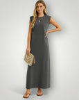 Langes Kleid mit eleganter Silhouette für Abendveranstaltungen - Nordic Boutique & Co.