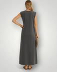 Langes Kleid mit eleganter Silhouette für Abendveranstaltungen - Nordic Boutique & Co.